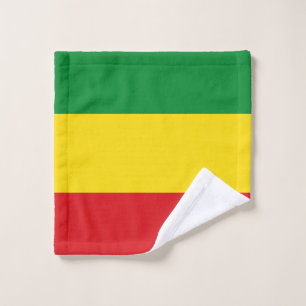 Toalha De Rosto Bandeira Rastafarian Rasta Etiópia