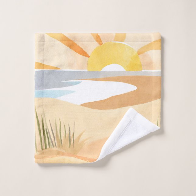 Toalha De Rosto bela praia (Pano de lavar)