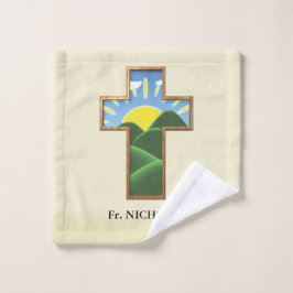 Toalha De Rosto Birthday Cross Personalizado