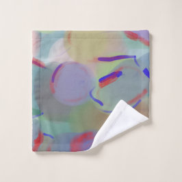 Toalha De Rosto bolhas de abstrato