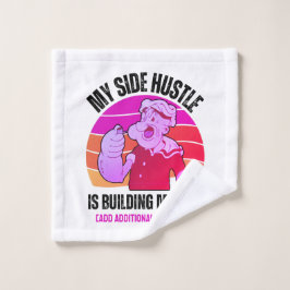 Toalha De Rosto Bonito, meu monstro lateral está construindo ginás