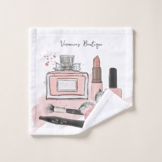 Toalha De Rosto Boutique Makeup Personalizado