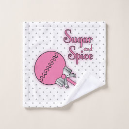 Toalha De Rosto Bovinos de Bolinhas de Açúcar e Especiarias