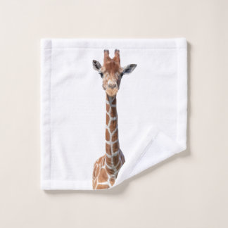 Toalha De Rosto Cara de girafa bonita