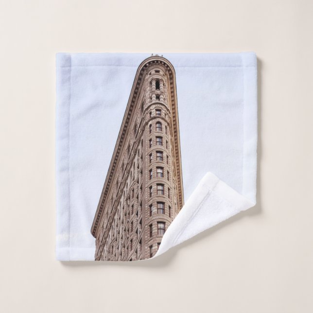 Toalha De Rosto Cartão postal de construção flatiron (Pano de lavar)