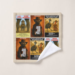 Toalha De Rosto Cartaz de Filme Western Paródia