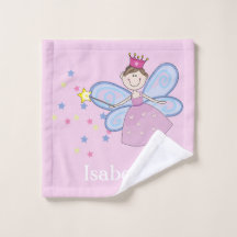 Cartoon de fada azul roxa, rosa-claro, personaliza