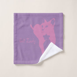 Toalha De Rosto Cat Lady Bath Towel
