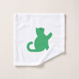 Toalha De Rosto Cat Says Hello
