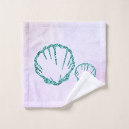 Toalha De Rosto Chá de fraldas de Seashell