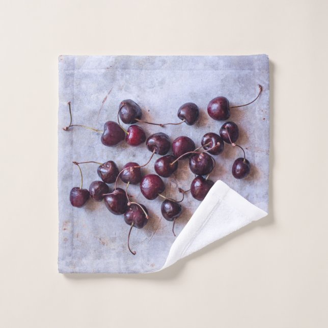 Toalha De Rosto Cherries (Pano de lavar)