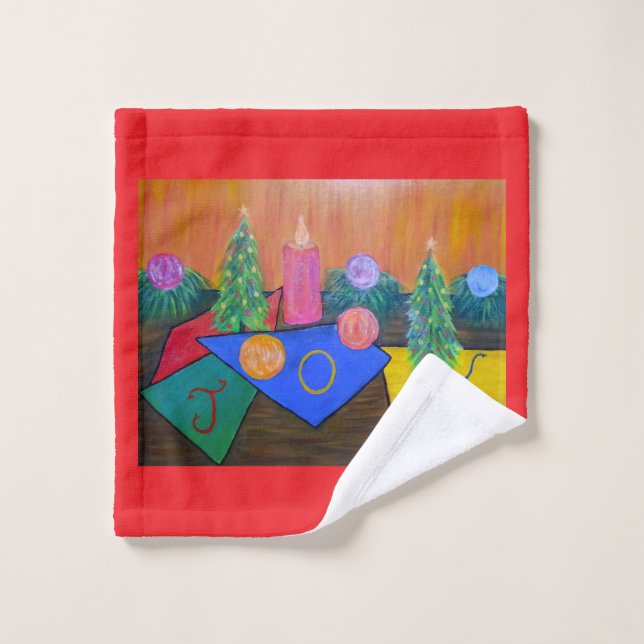 Toalha De Rosto Christmas Joy  (Pano de lavar)