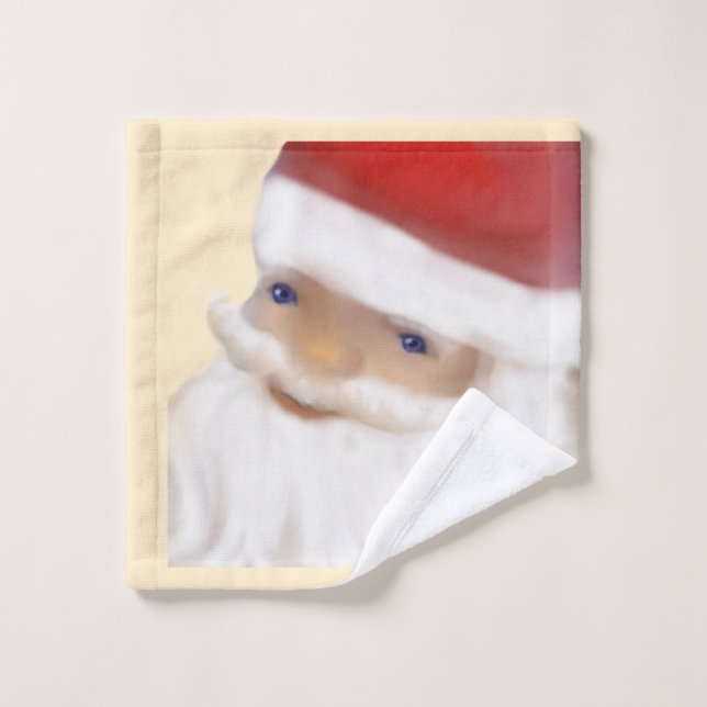 Toalha De Rosto Cláusula Santa a caminho (Pano de lavar)
