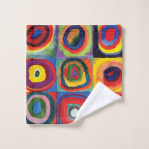 Toalha De Rosto Colour Study de Wassily Kandinsky