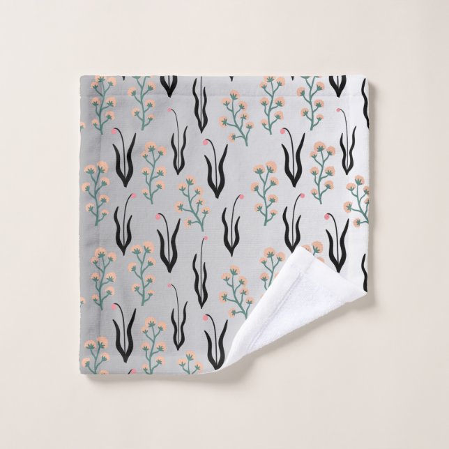 Toalha De Rosto Coluna de água de prata (Pano de lavar)