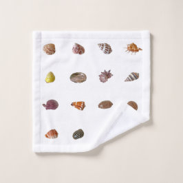 Toalha De Rosto Conchas