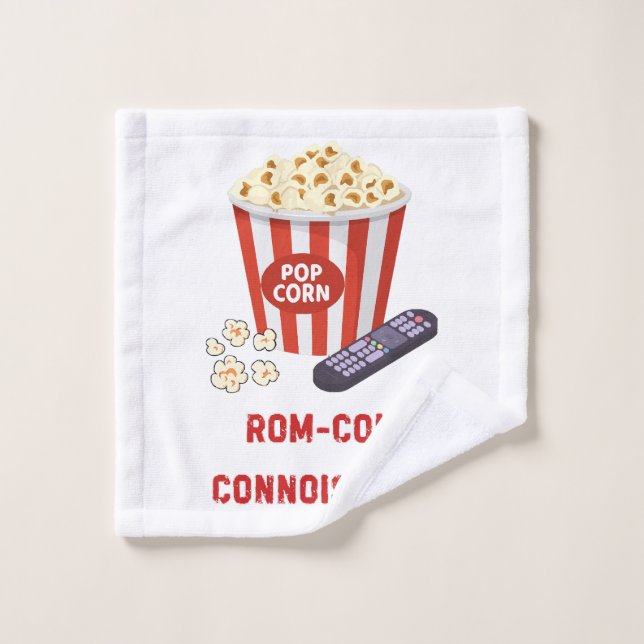 Toalha De Rosto Connoisseur de Comédia Romântica (Pano de lavar)
