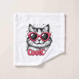 Toalha De Rosto Cool Cat 1