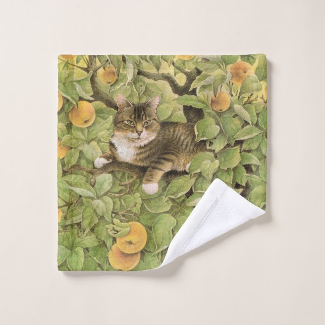 TOALHA DE ROSTO COR ROSTO DE GATO (Pano de lavar)