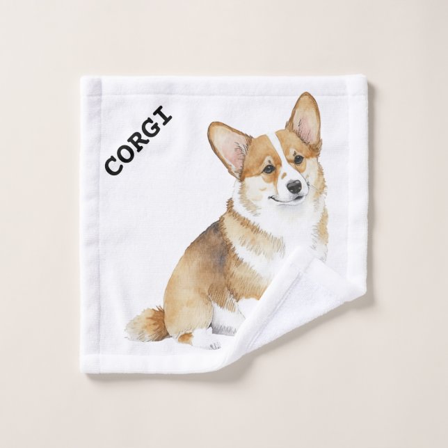 TOALHA DE ROSTO CORGI WASH CLOTH (Pano de lavar)