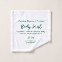 Corpo natural verde orgânico esfregar manteiga adi