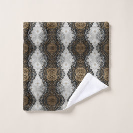 Toalha De Rosto Couro Elegante In-White