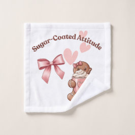 Toalha De Rosto Cozy Christmas Gingerbread Coquette Sweet