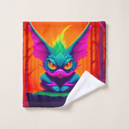 Toalha De Rosto Criatura Louca