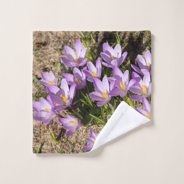 Toalha De Rosto Crocus da primavera fofos (Pano de lavar)