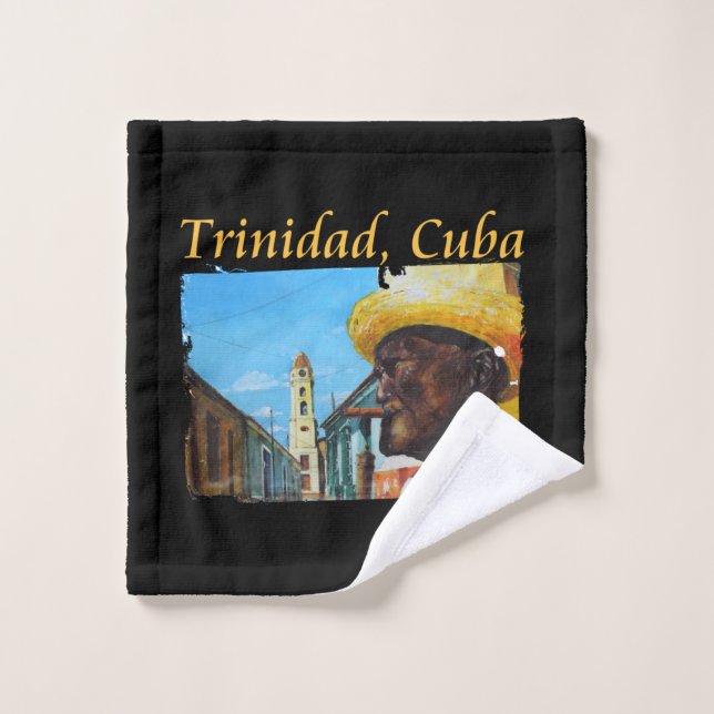 Toalha De Rosto Cuba - Trinidad e Cubana Charutos (Pano de lavar)