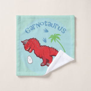 Toalha De Rosto Cute Carnotaurus