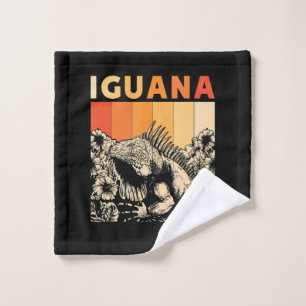 Toalha De Rosto Cute Lizard Iguana Reptil Gift Iguana