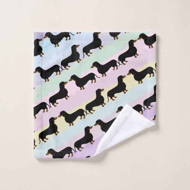 Toalha De Rosto Dachshund Wash Cloth (Pano de lavar)