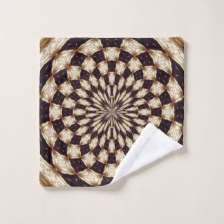 Toalha De Rosto Decoração de Mandala de Flor de Caleidoscópio de M
