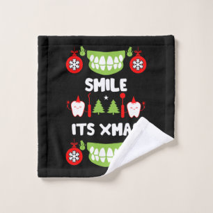 Toalha De Rosto Dental Doctor Xmas