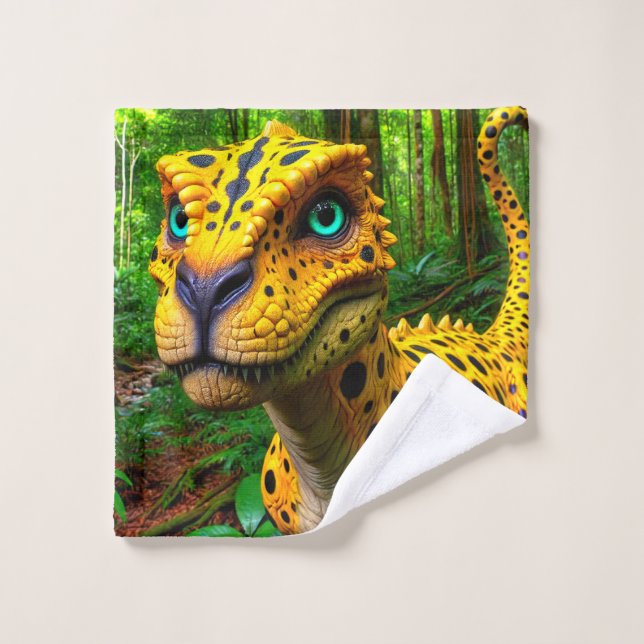 Toalha De Rosto Dinossauro (Pano de lavar)