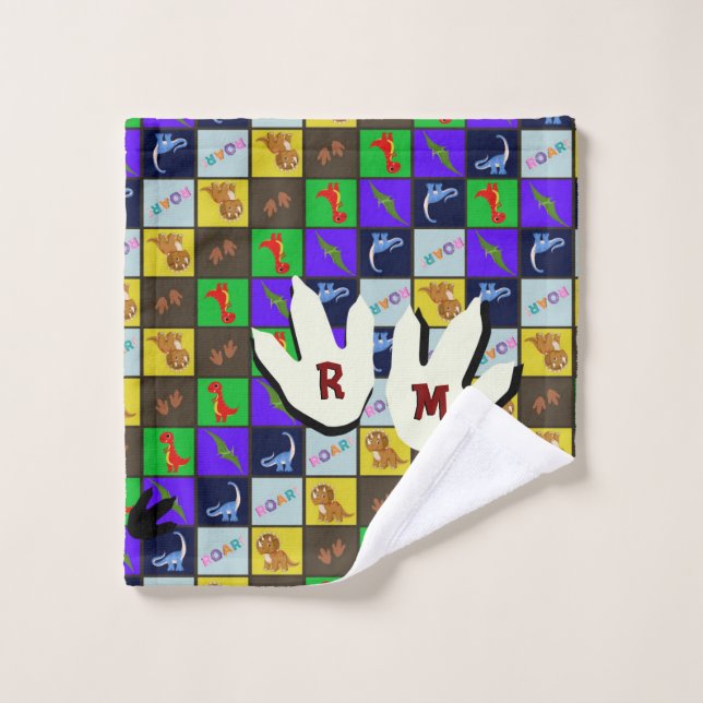 Toalha De Rosto Dinossauro (Pano de lavar)