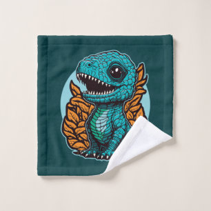 Toalha De Rosto Dinossauro Bebê