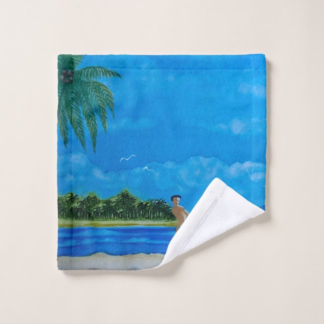 Toalha De Rosto Diversão no Sol (Pano de lavar)