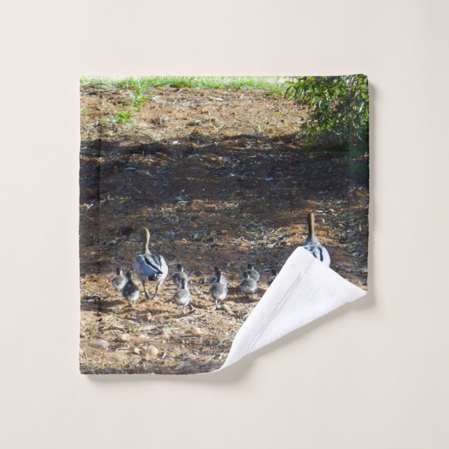Toalha De Rosto Duck Family Walkies, Washington (Pano de lavar)