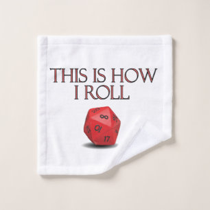 Toalha De Rosto É Assim Que Eu Rolo Um Engraçado Dice RPG