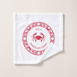 TOALHA DE ROSTO É UMA COISA MARINHA (CRABS)