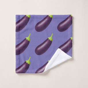 Toalha De Rosto EggPlant Emoji Wash Cloth