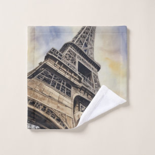 Toalha De Rosto Eiffel Tower Paris Love City Viagem