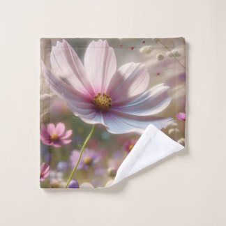 Toalha De Rosto Elegantes Blumen-Design für Bad & Spa