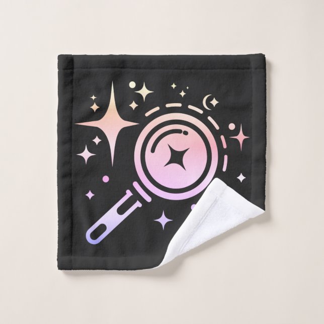 Toalha De Rosto Emblema de IA faísca de estrelas, farol da era dig (Pano de lavar)