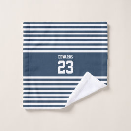 Toalha De Rosto Esportes com distribuição personalizada numerados 