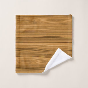Toalha De Rosto Estilo de grãos de madeira Elegante