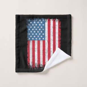 Toalha De Rosto EUA Bandeira Patriótica Americana Para Homens Meni