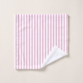 Toalha De Rosto Faixa de Rosas claro Clássica